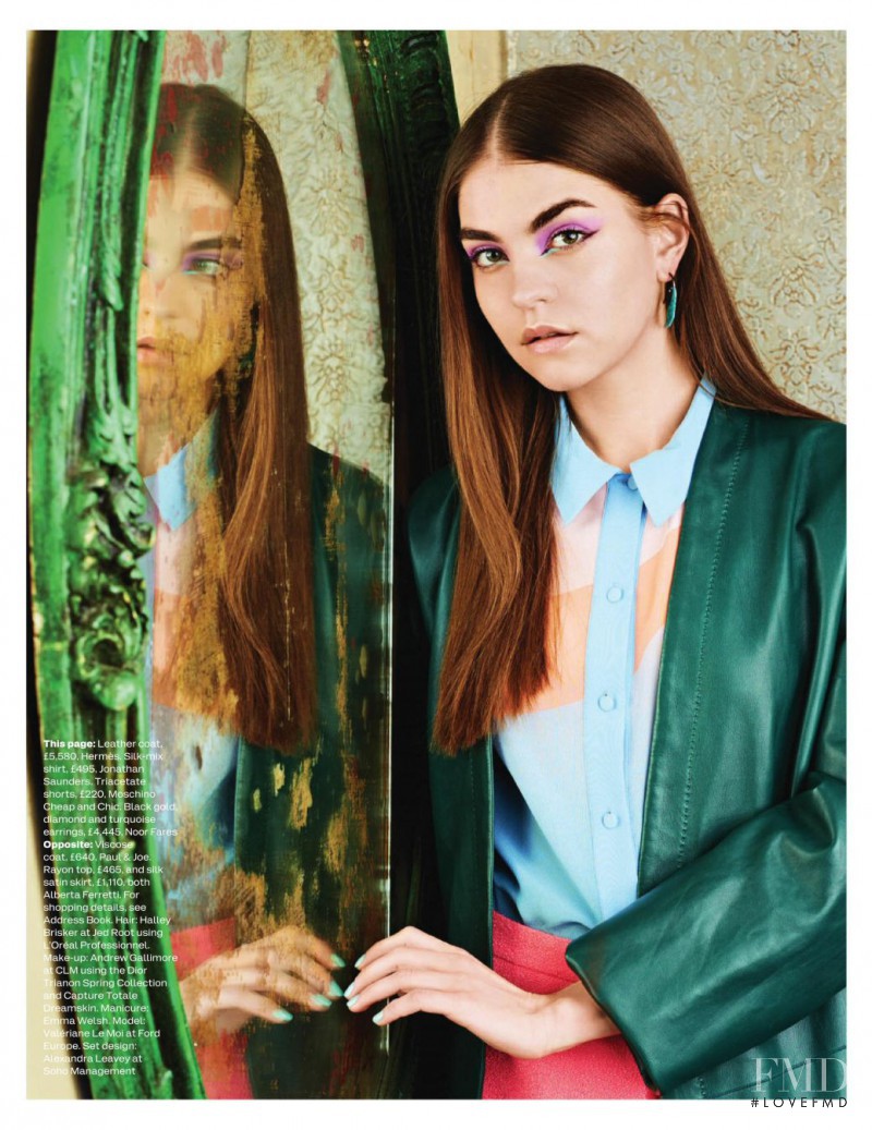 Valeriane Le Moi featured in The Spring Coat, April 2014