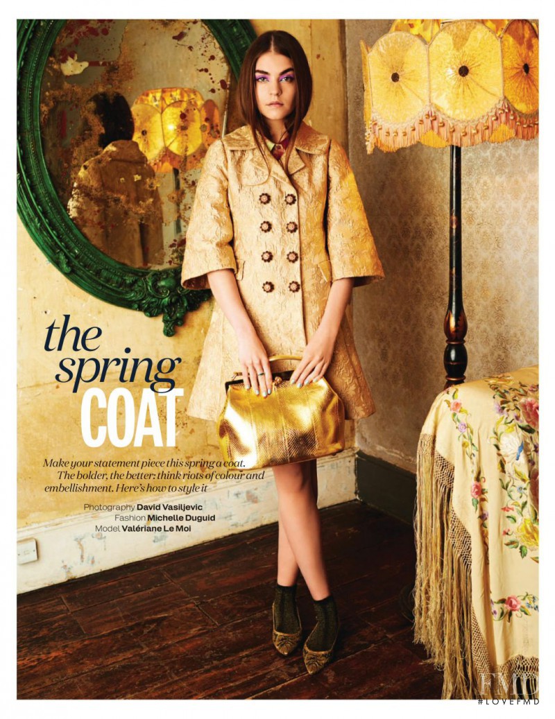 Valeriane Le Moi featured in The Spring Coat, April 2014