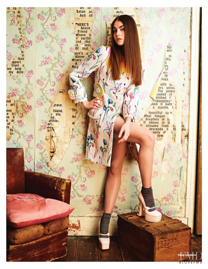 Valeriane Le Moi featured in The Spring Coat, April 2014