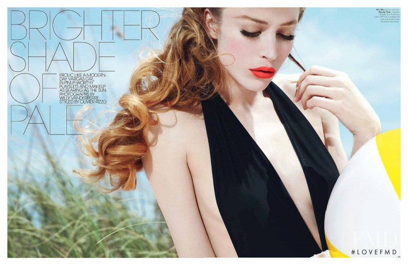 Raquel Zimmermann featured in Brighter Shade of Pale, June 2011