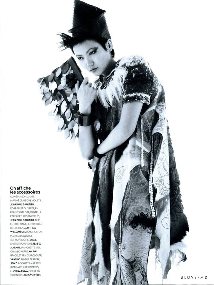 Gwen Lu featured in Humeur Vagabonde, October 2008