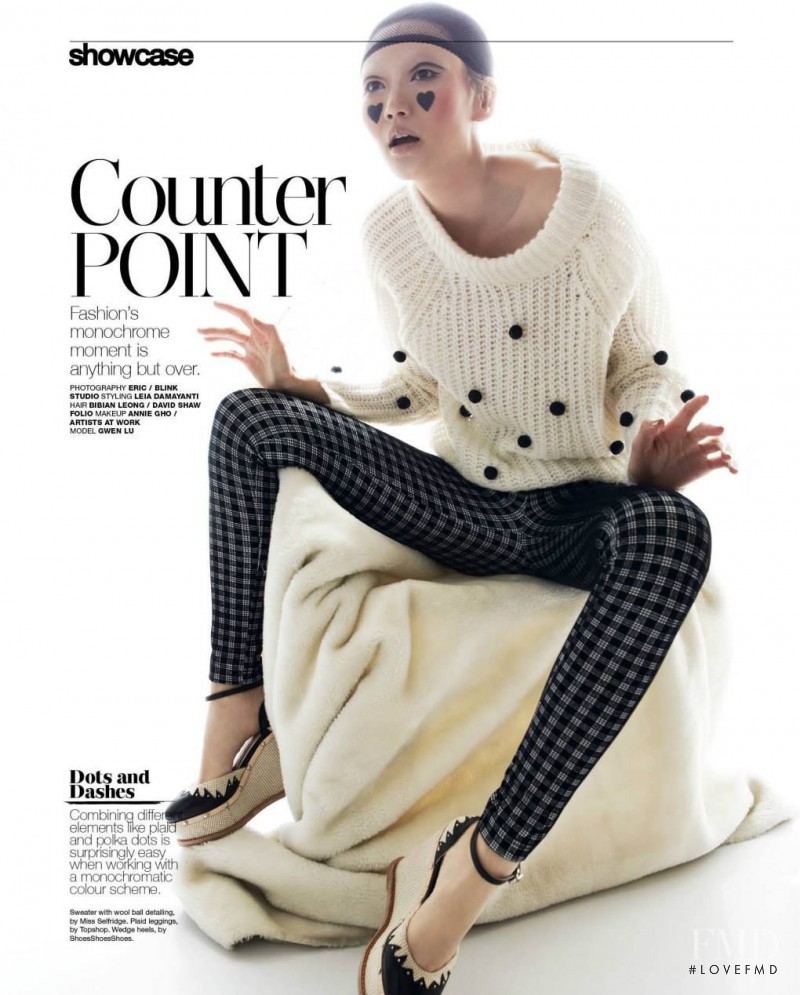 Gwen Lu featured in Counter Point, February 2014