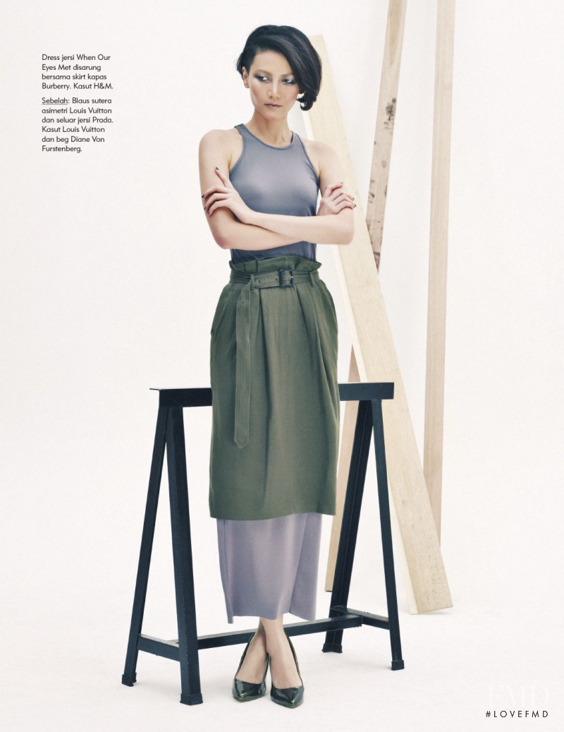 Gwen Lu featured in What Is Modern Glam?, March 2014