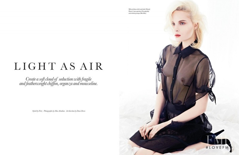 Charlotte Tomaszewska featured in Light As Air, April 2014