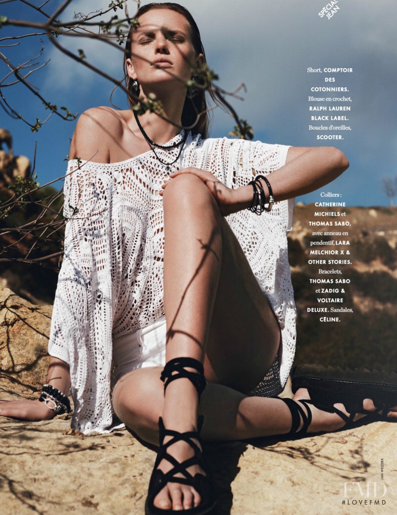 Anne Vyalitsyna featured in Blanc/Bleu, March 2014