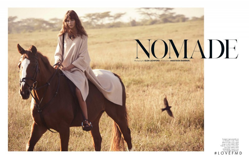 Freja Beha Erichsen featured in Nomade, April 2014