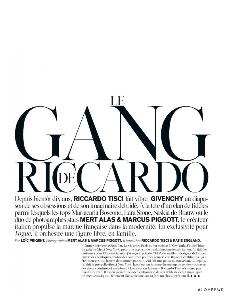 Le Gang De Riccardo, April 2014