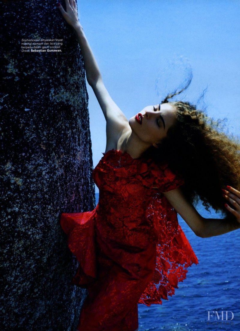 Polina Korkina featured in Define Red, October 2011