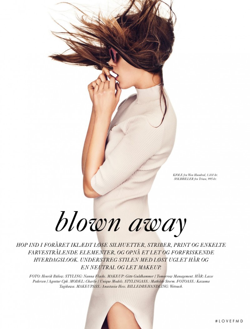 Charlie Bredal featured in Blown Away, April 2014