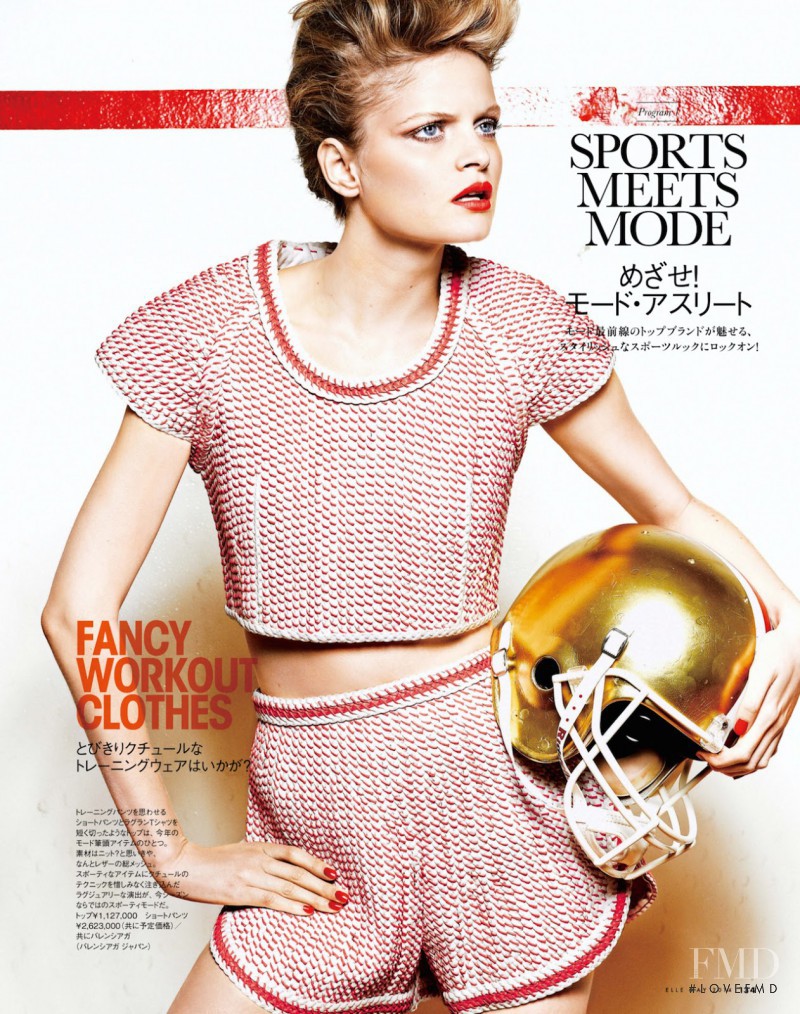 Nathalia Oliveira featured in Sporty, May 2014
