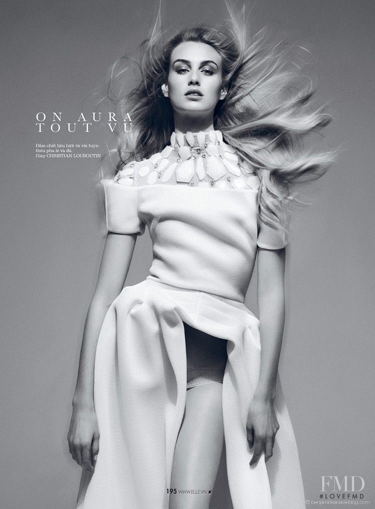 Dauphine McKee featured in The Art Of Haute Couture, April 2014