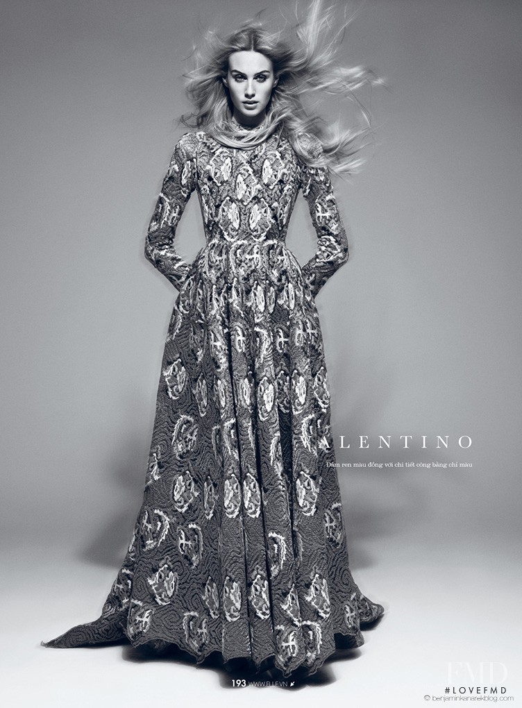 Dauphine McKee featured in The Art Of Haute Couture, April 2014