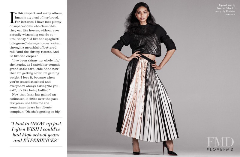 Chanel Iman featured in Guiding Light, March 2014