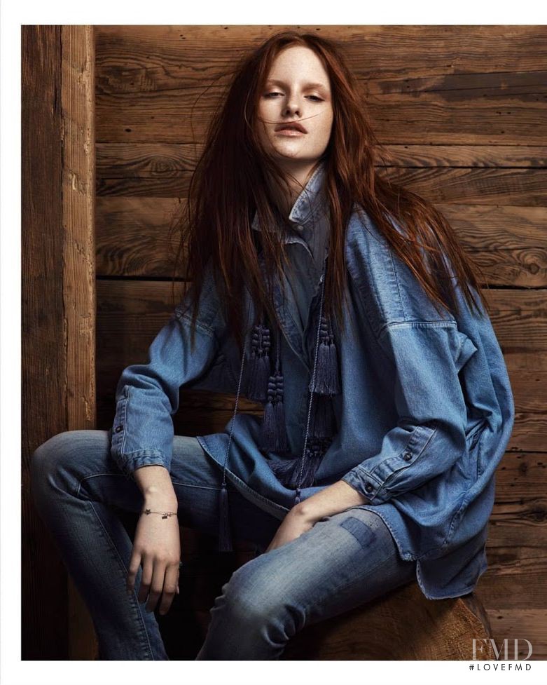 Magdalena Jasek featured in Blue Jeans, April 2014