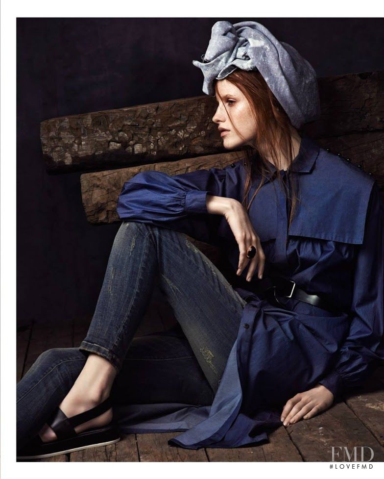 Magdalena Jasek featured in Blue Jeans, April 2014