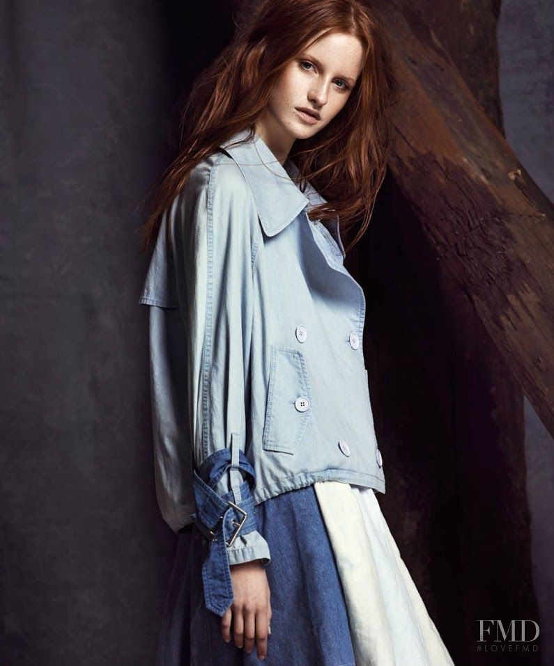 Magdalena Jasek featured in Blue Jeans, April 2014