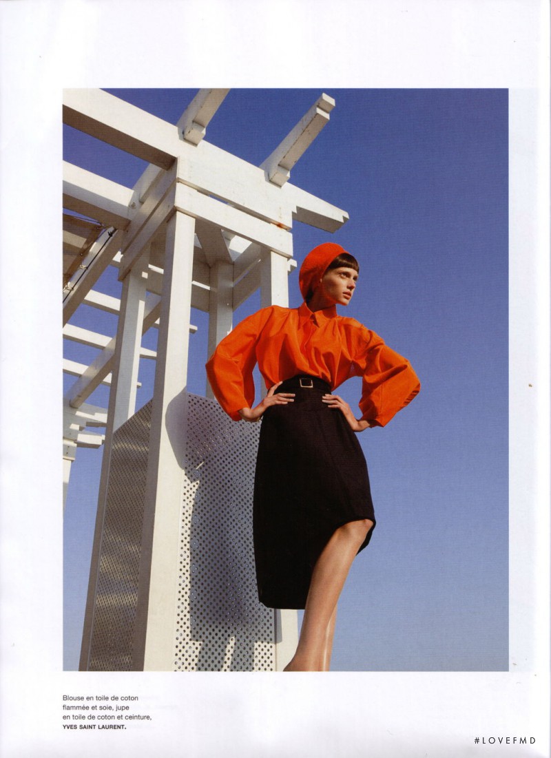 Sigrid Agren featured in Sur Le Pont, May 2011