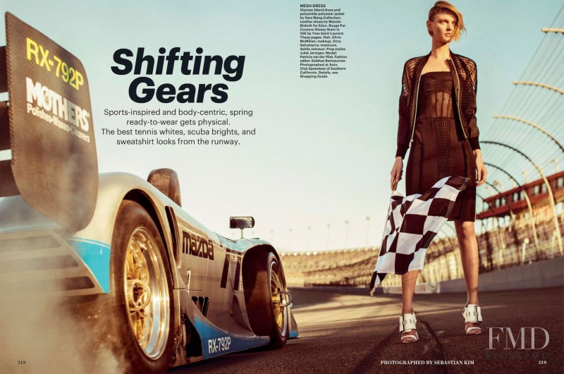 Patricia van der Vliet featured in Shifting Gears, April 2014