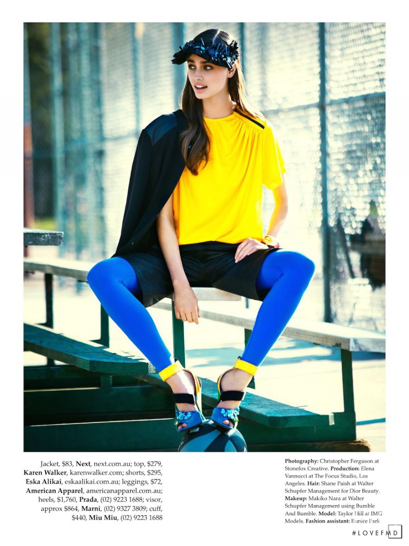 Taylor Hill featured in Team Player, April 2014