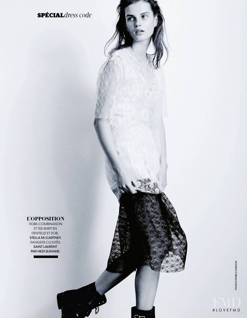 Giedre Dukauskaite featured in Belle D\'Ajours, March 2014