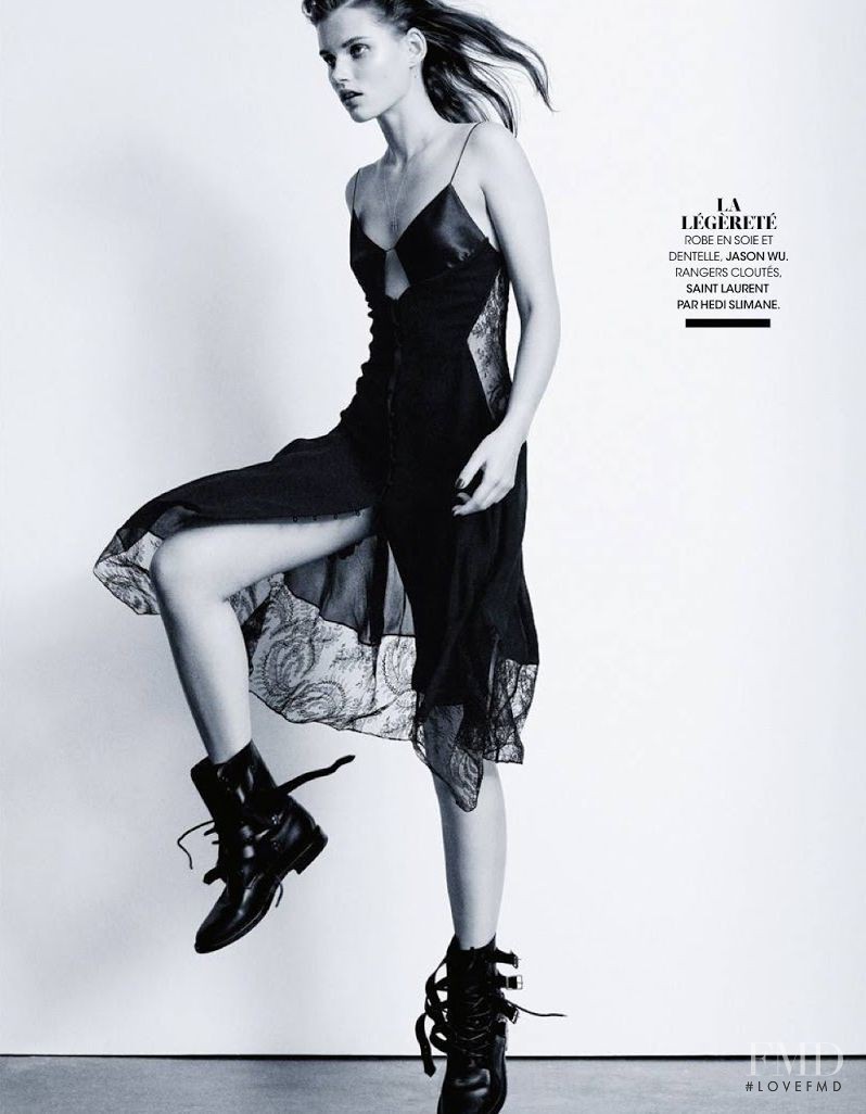 Giedre Dukauskaite featured in Belle D\'Ajours, March 2014