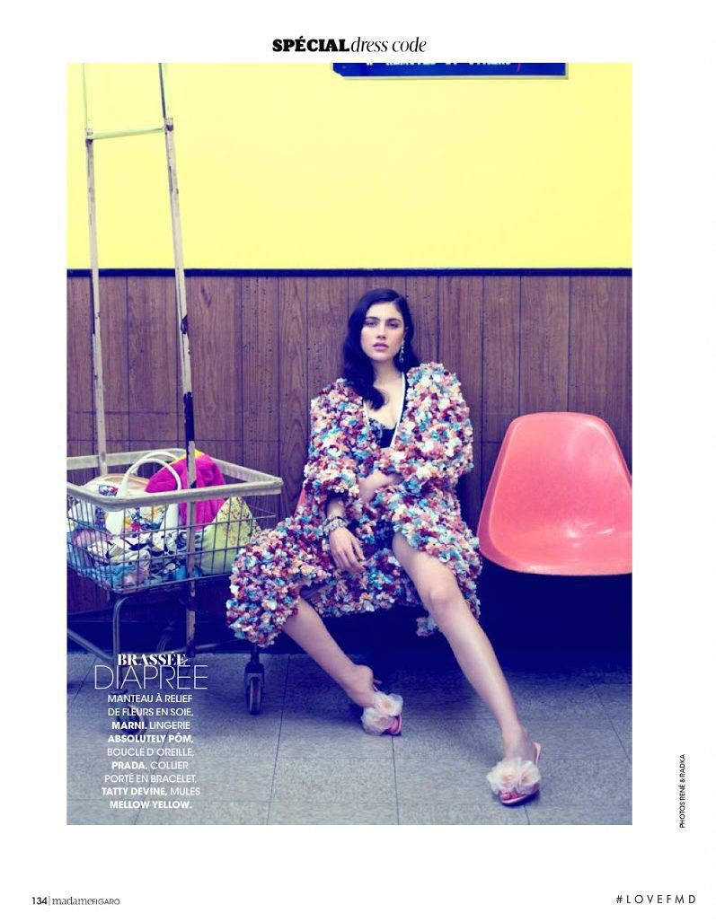 Anna Speckhart featured in Le Femme Fleur, March 2014