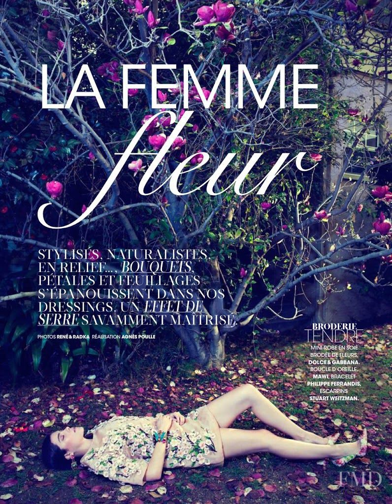 Anna Speckhart featured in Le Femme Fleur, March 2014