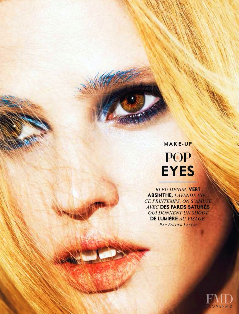 Lara Stone featured in Spécial Beauté, May 2014