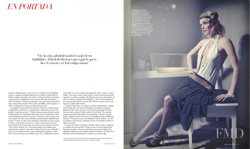 Lydia Hearst featured in Tiempo de Jazz, May 2012