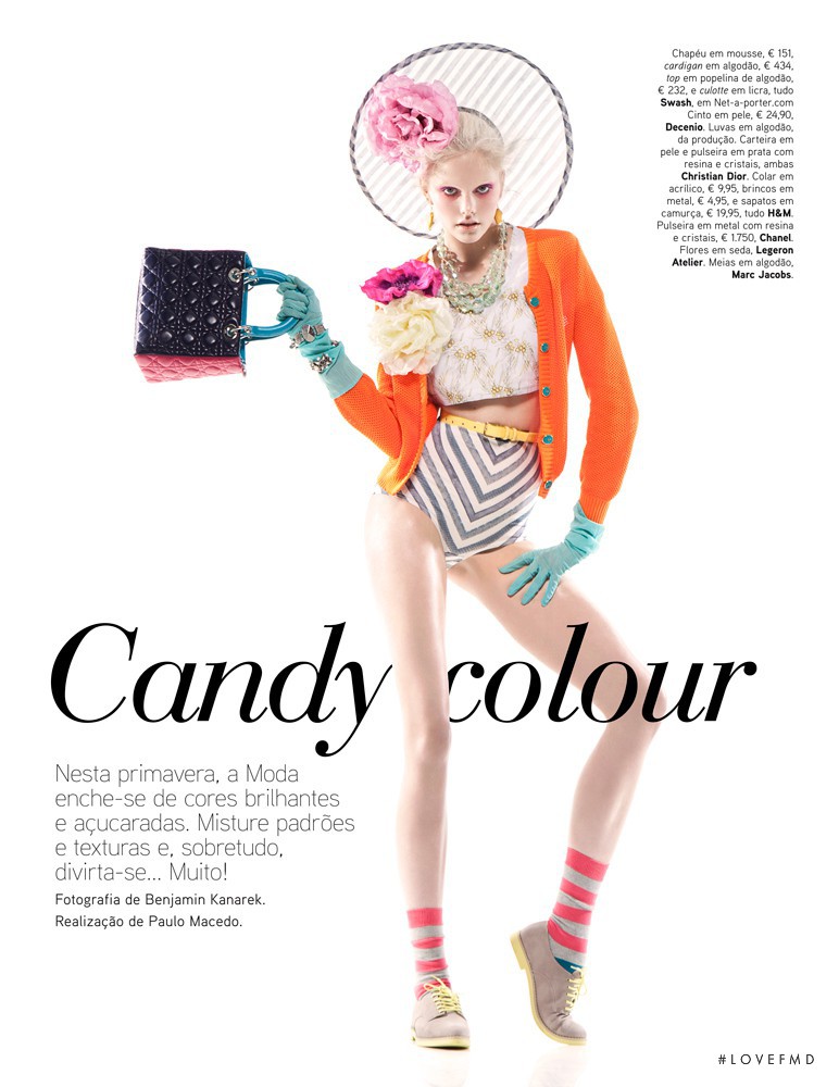 Dani Seitz featured in Candy Coulour, April 2012