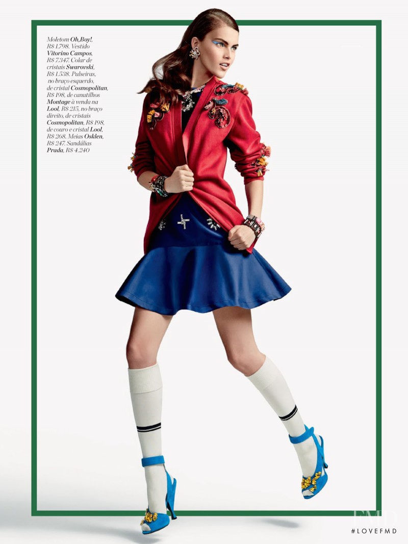 Kamila Hansen featured in Esporte De Luxo, April 2014