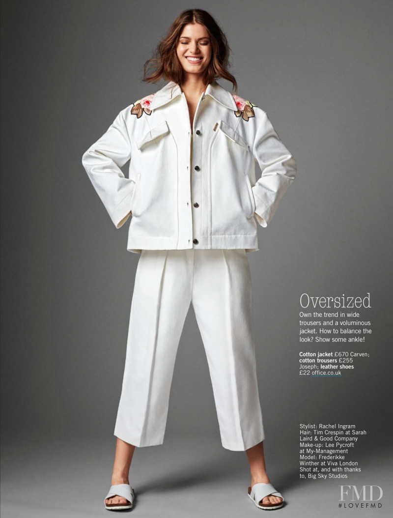 Frederikke Winther featured in Hot To Get White Right, May 2014
