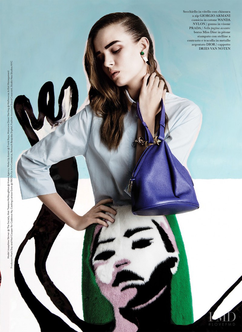 Josephine Skriver featured in Graffiti And Goodnight, April 2014