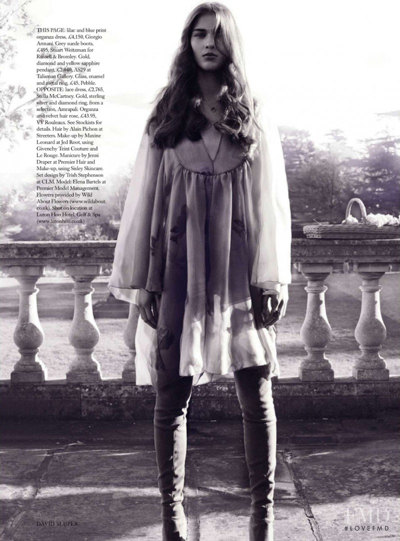 Elena Bartels featured in Flower Girl, May 2014