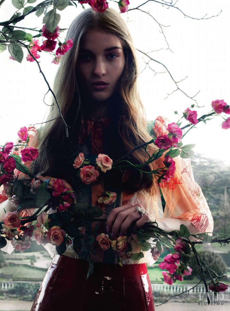 Elena Bartels featured in Flower Girl, May 2014