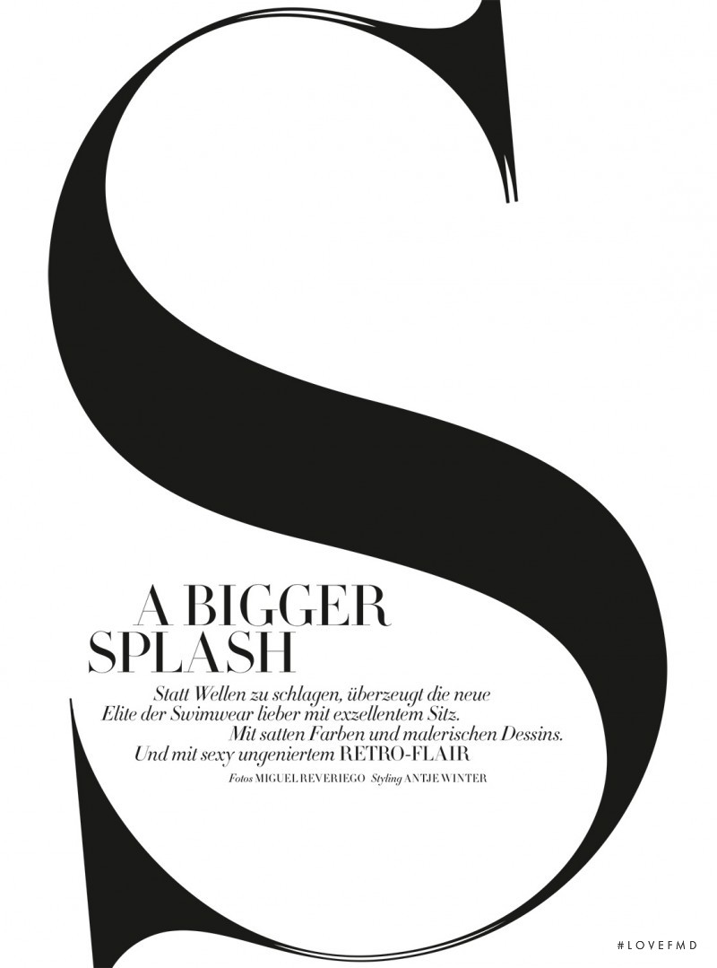 A Bigger Splash, April 2014