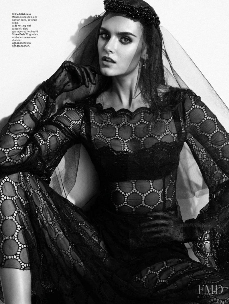 Zuzana Gregorova featured in Belle In Black, April 2014