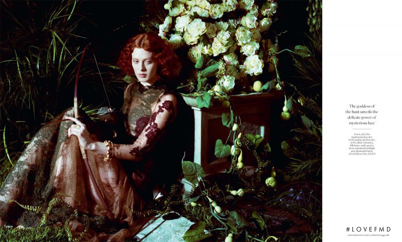 Karen Elson featured in Art Of Fantasy, May 2014