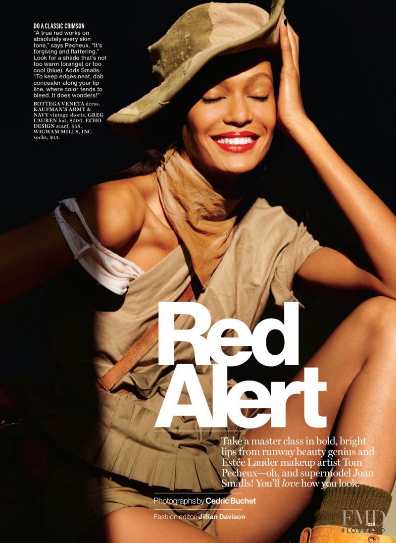 Joan Smalls featured in Red Alert, May 2014