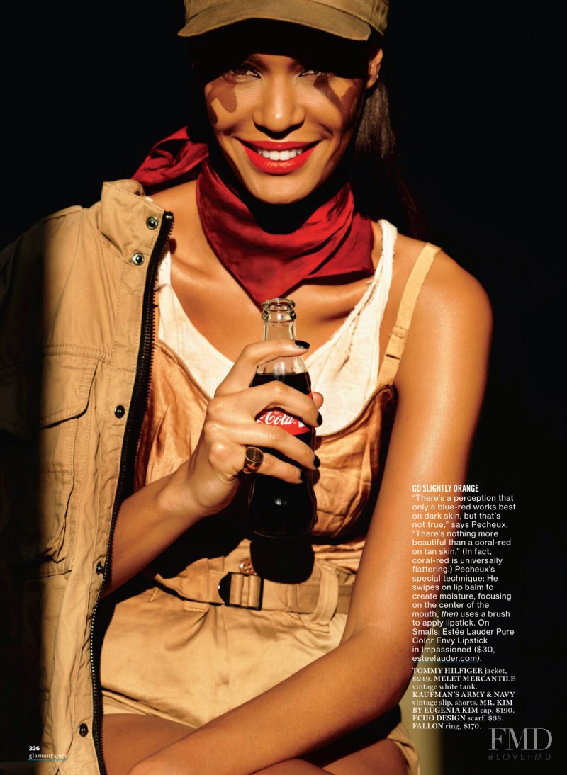 Joan Smalls featured in Red Alert, May 2014