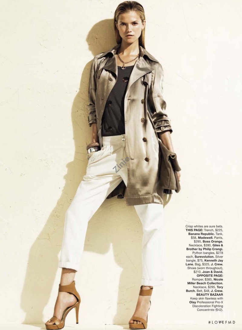 Kasia Struss featured in Cheap, Easy Pieces, October 2009