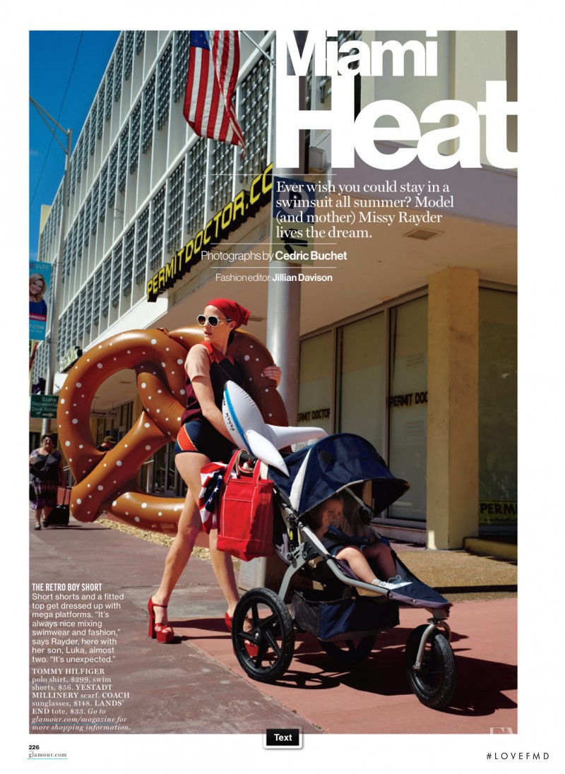 Missy Rayder featured in Miami Heat, May 2014