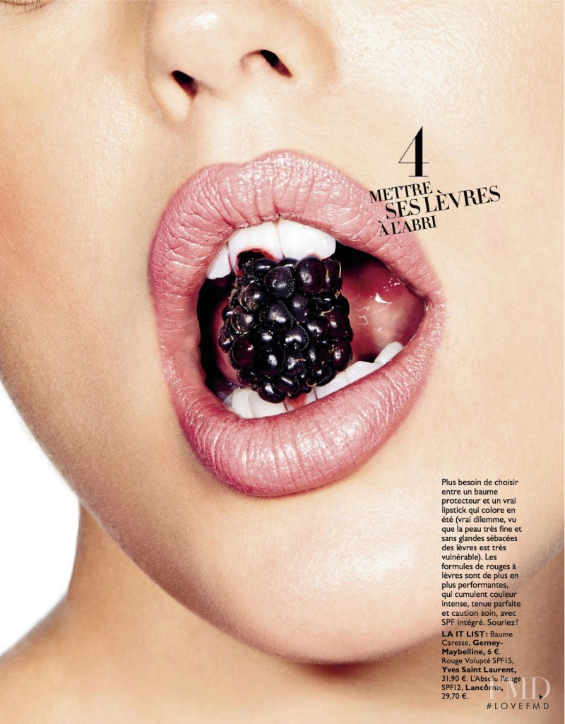 Emily DiDonato featured in Spécial Beauté Toutes Des Vip, April 2014