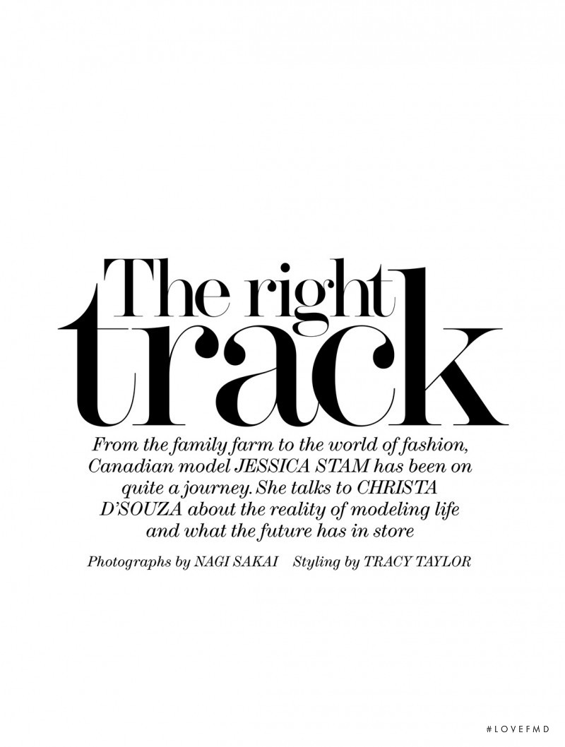 The Right Track, April 2014