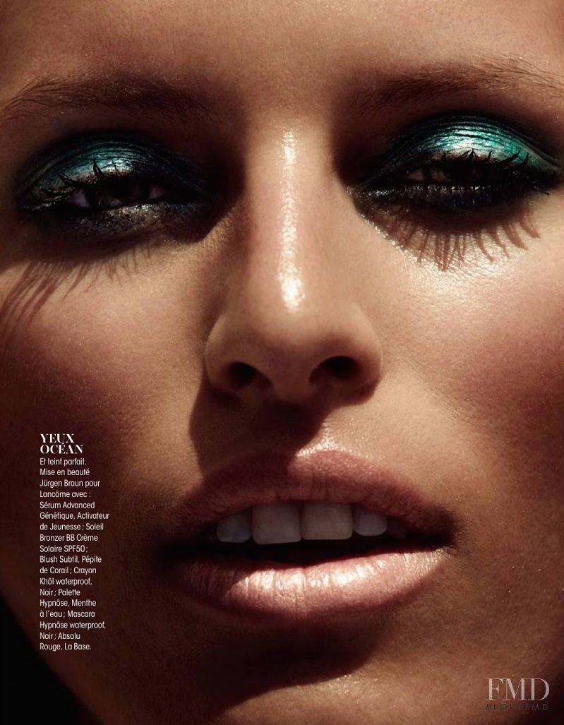 Karolina Kurkova featured in Objectif Soleil, April 2014