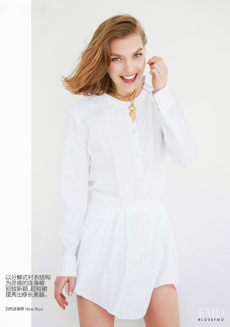 Arizona Muse featured in White Light, May 2014