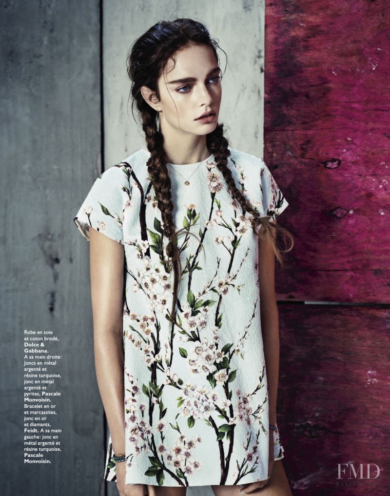 Sophie Droogendijk featured in Flower Swedish, April 2014