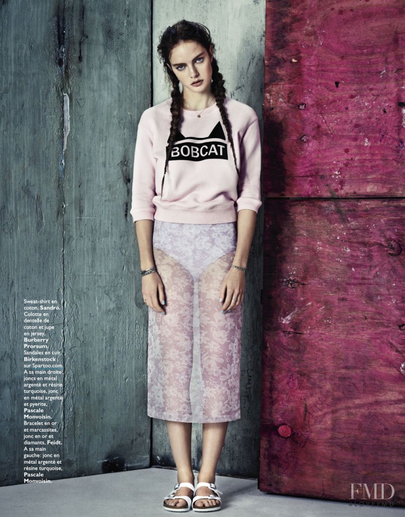 Sophie Droogendijk featured in Flower Swedish, April 2014