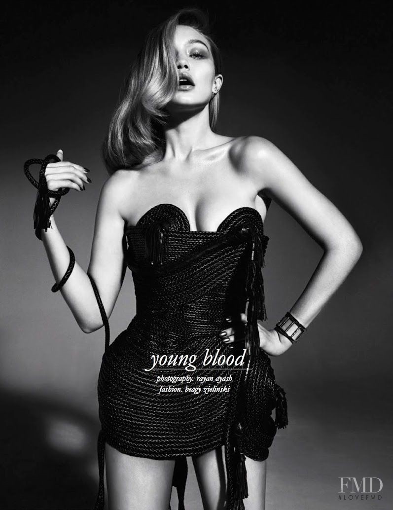 Gigi Hadid featured in Young Blood, April 2014