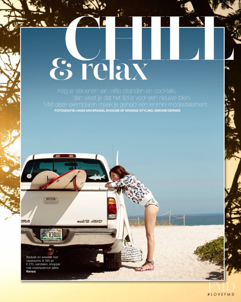 Diana Gartner featured in Chilly & Relax, May 2014